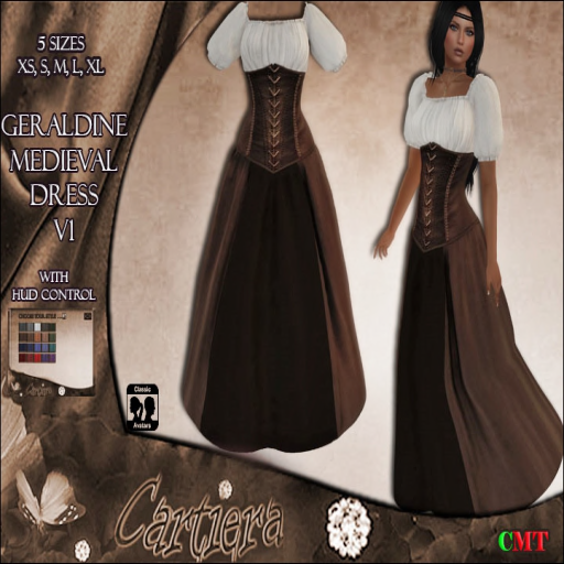 Geraldine Medieval Dress V1