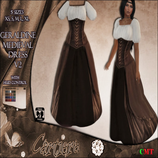 Geraldine Medieval Dress V2